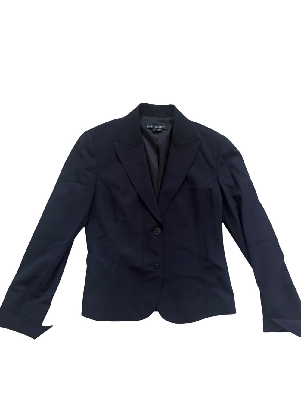 Lafayette 148 New York Dark Navy Women's Two-Button Blazer